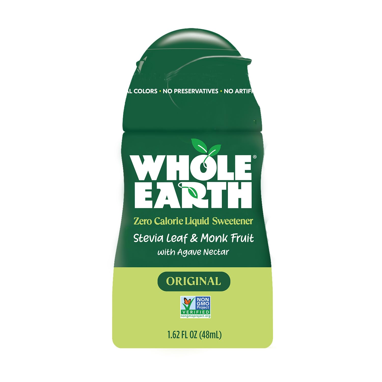 Whole Earth Whole Earth Whole Earth Stevia Monk Fruit Liquid Sweetener Original Flavor 47.9 ml capacity: 47.9ml