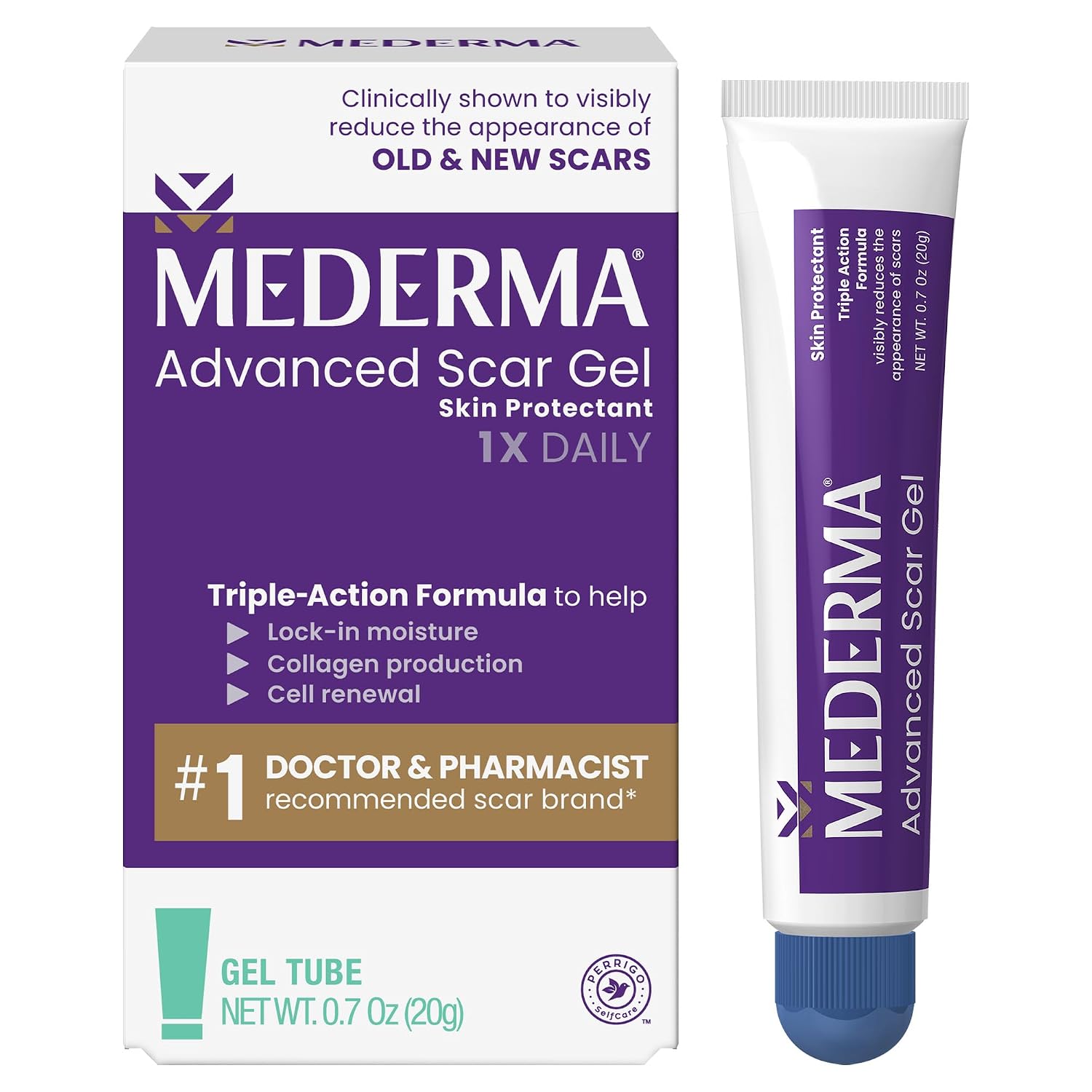 ميديرما (Mederma) جل متقدم لعلاج الندبات، للندبات القديمة والجديدة - 20 غم