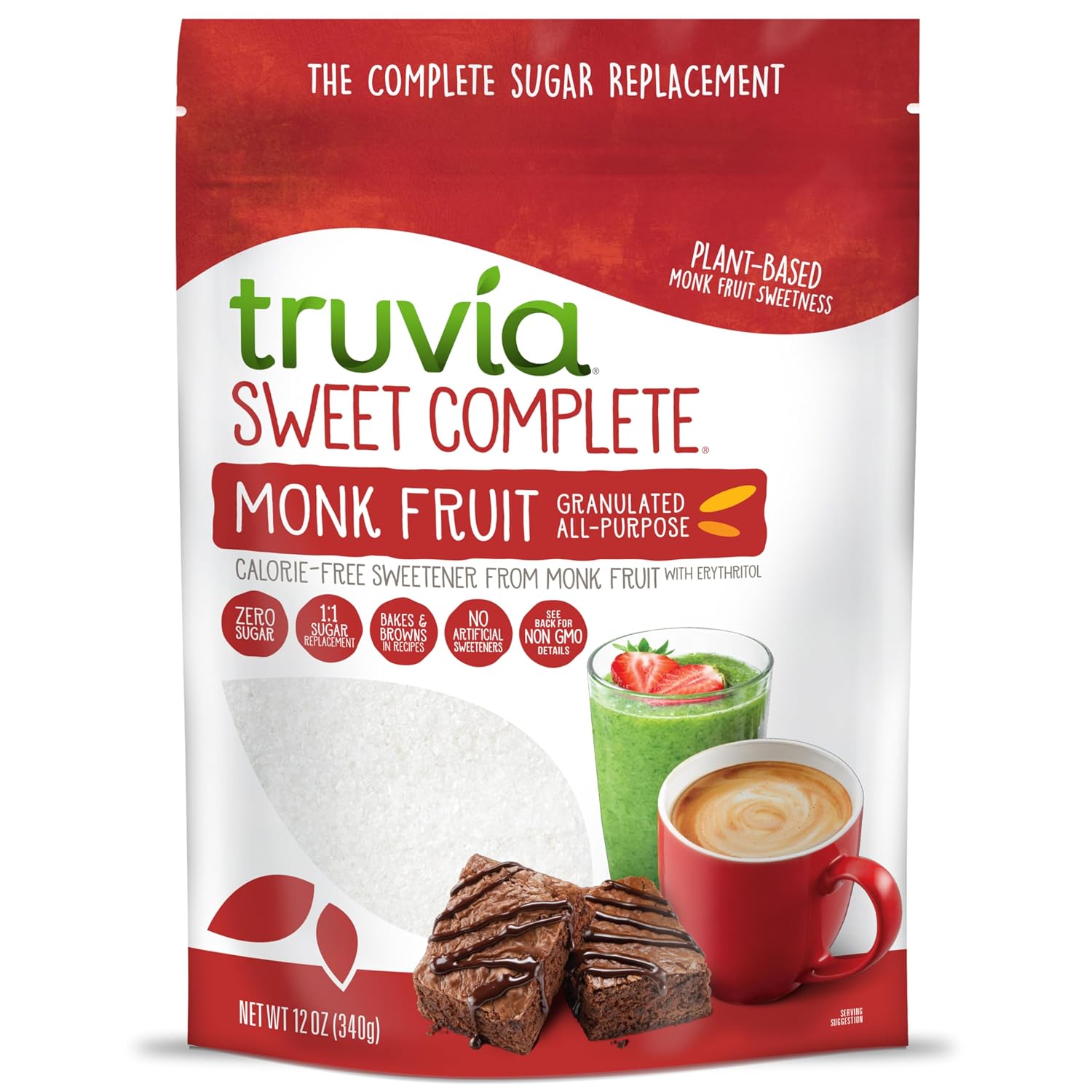 Truvia Truvia Sweet Complete Granulated Sweetener 12 Bag 340.2 g weight: 340.2g