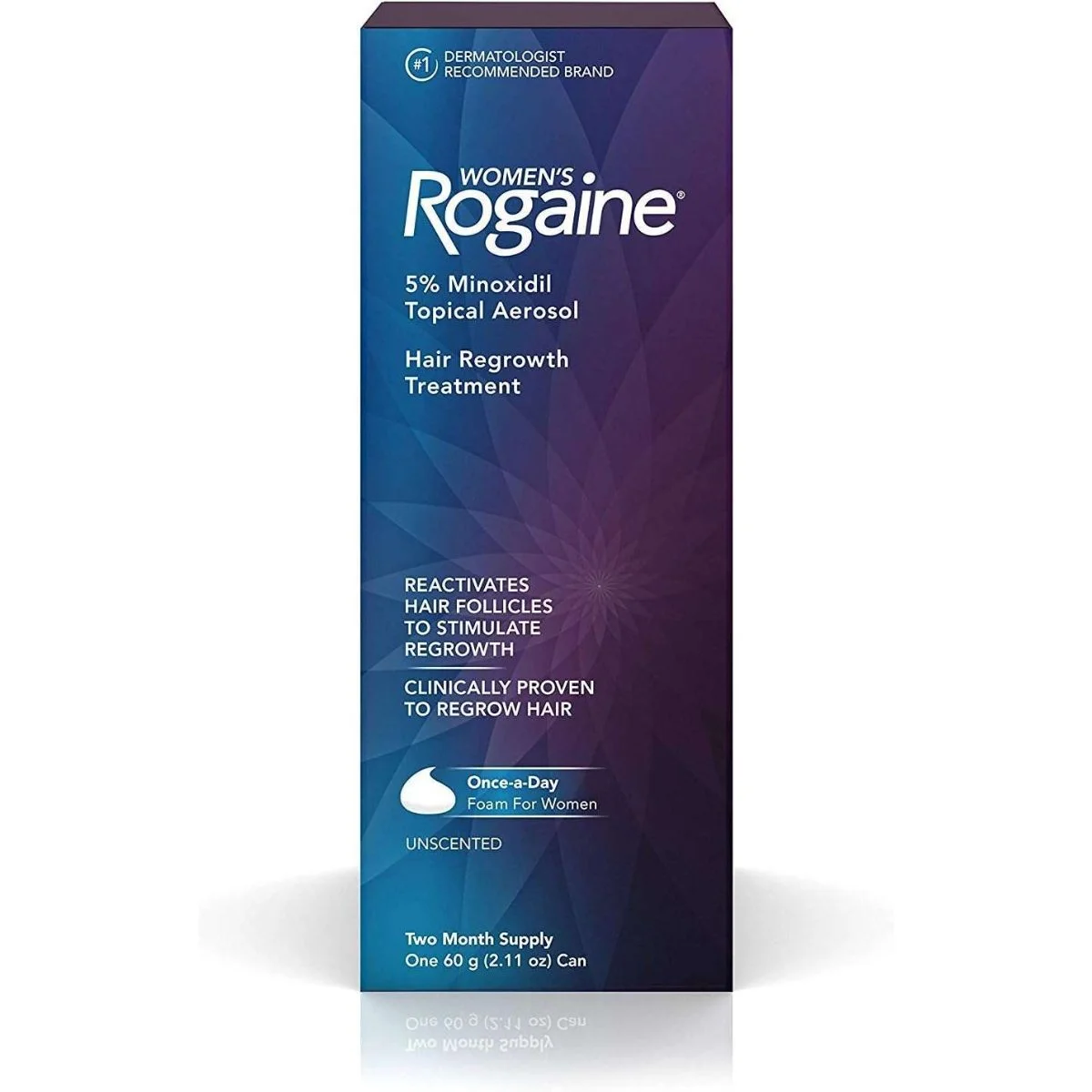 روجـين (Rogaine) رغوة علاج تساقط الشعر للنساء، 5% - عبوة واحدة
