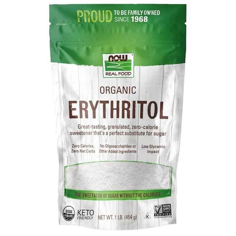 now Now Foods Organic Erythritol Natural Sweetener For Recipes 1 453.6 g weight: 453.6g