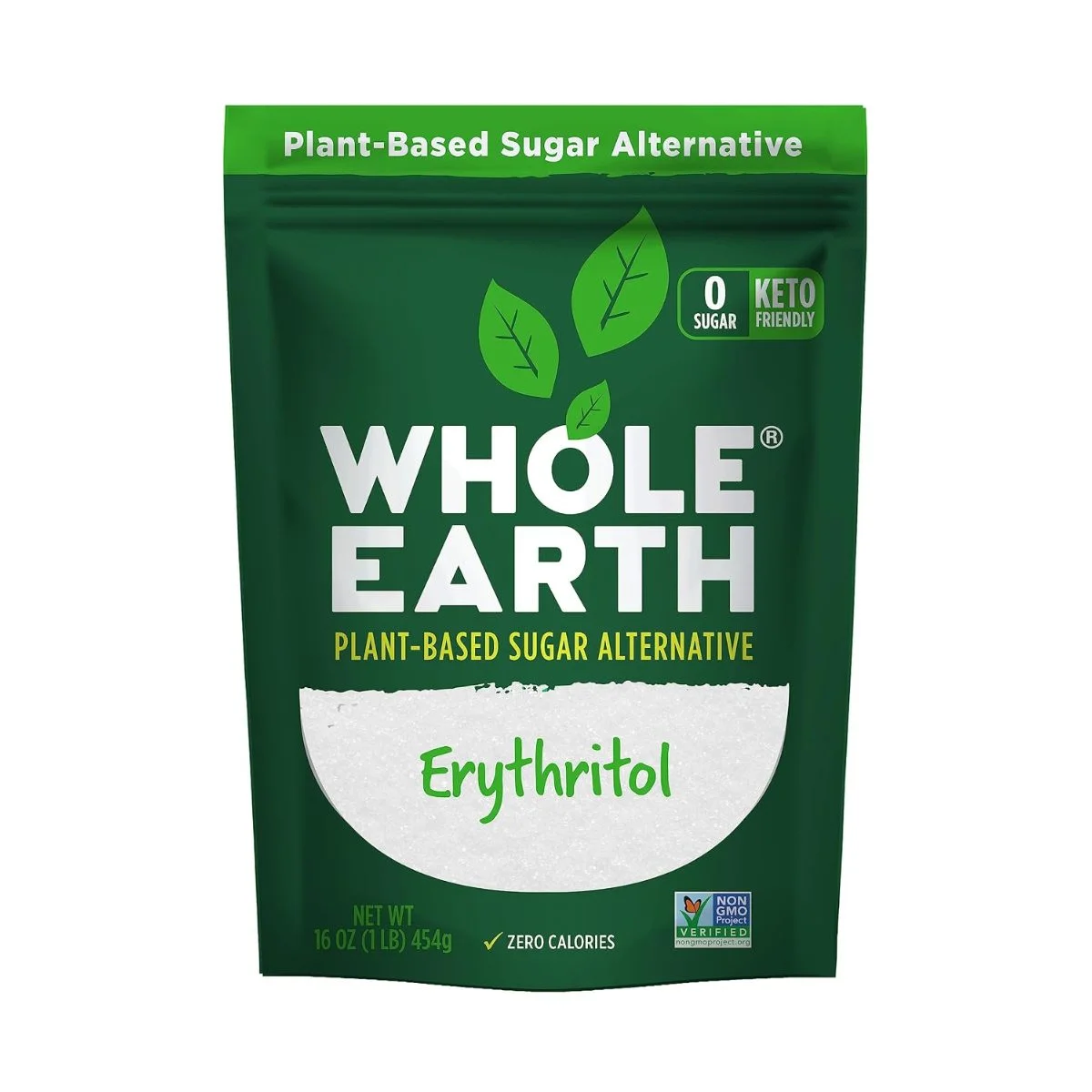 Whole Earth Whole Earth Whole Earth Erythritol Sweetener Natural Sugar Alternative Zero Calorie 16 453.6 g weight: 453.6g