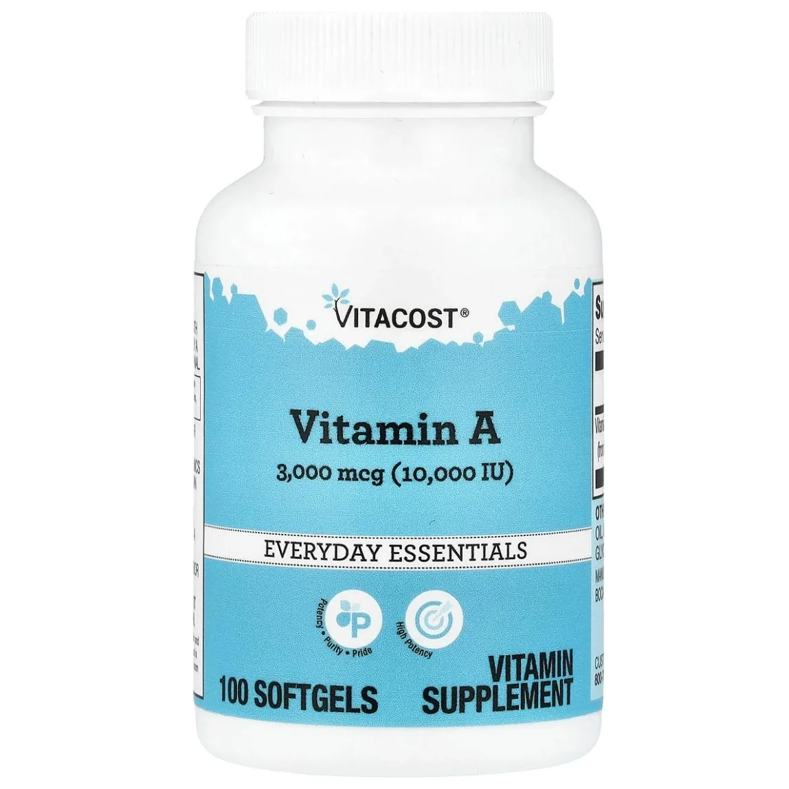 Vitacost Vitacost Vitamin Softgel For Vision Support 100 Softgels 100 SOFTGELS weight: 100 softgels