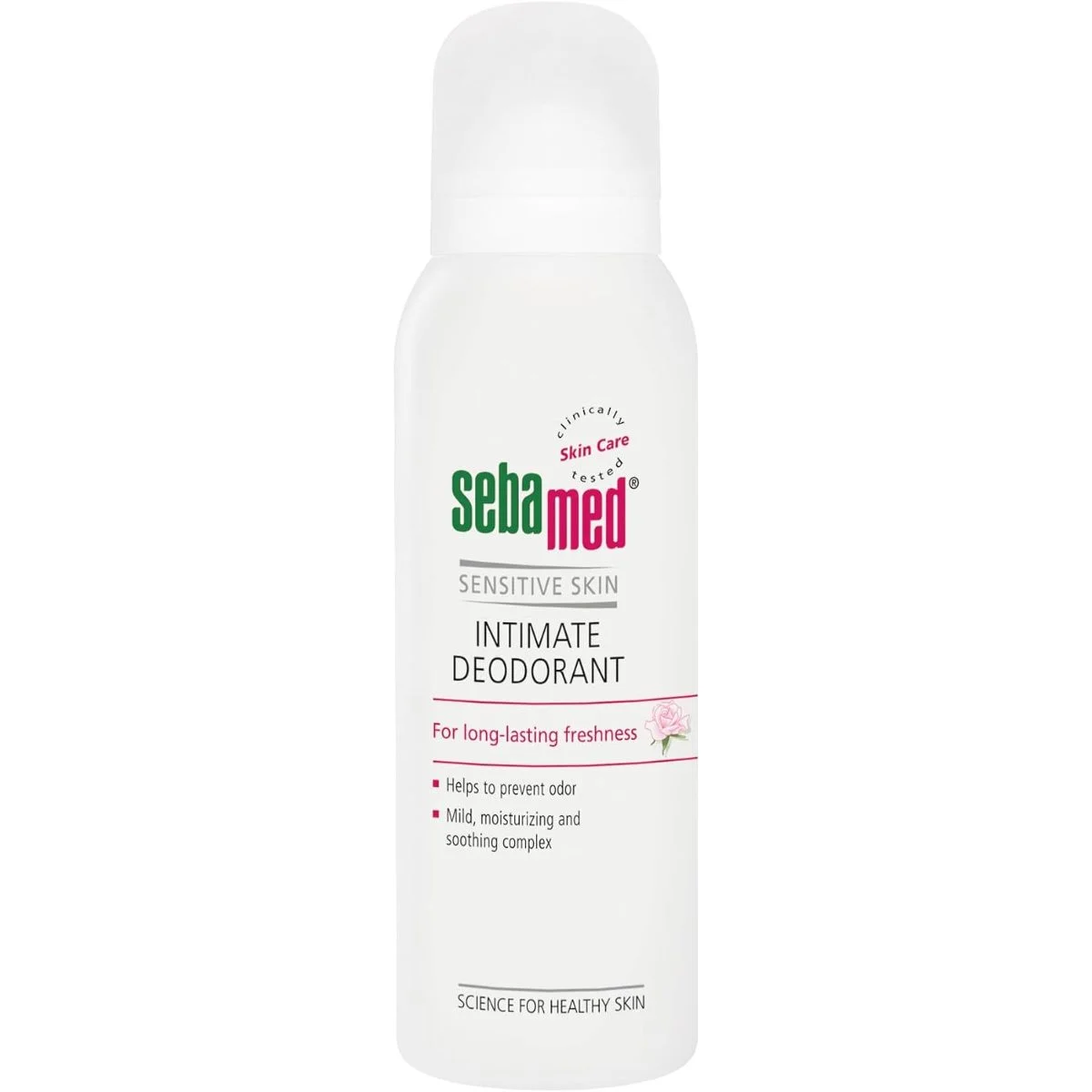 سيباميد (Sebamed) مزيل العرق للمنطقة الحساسة، انتعاش يدوم طويلاً وتوازن طبيعي لدرجة الحموضة - 125 مل