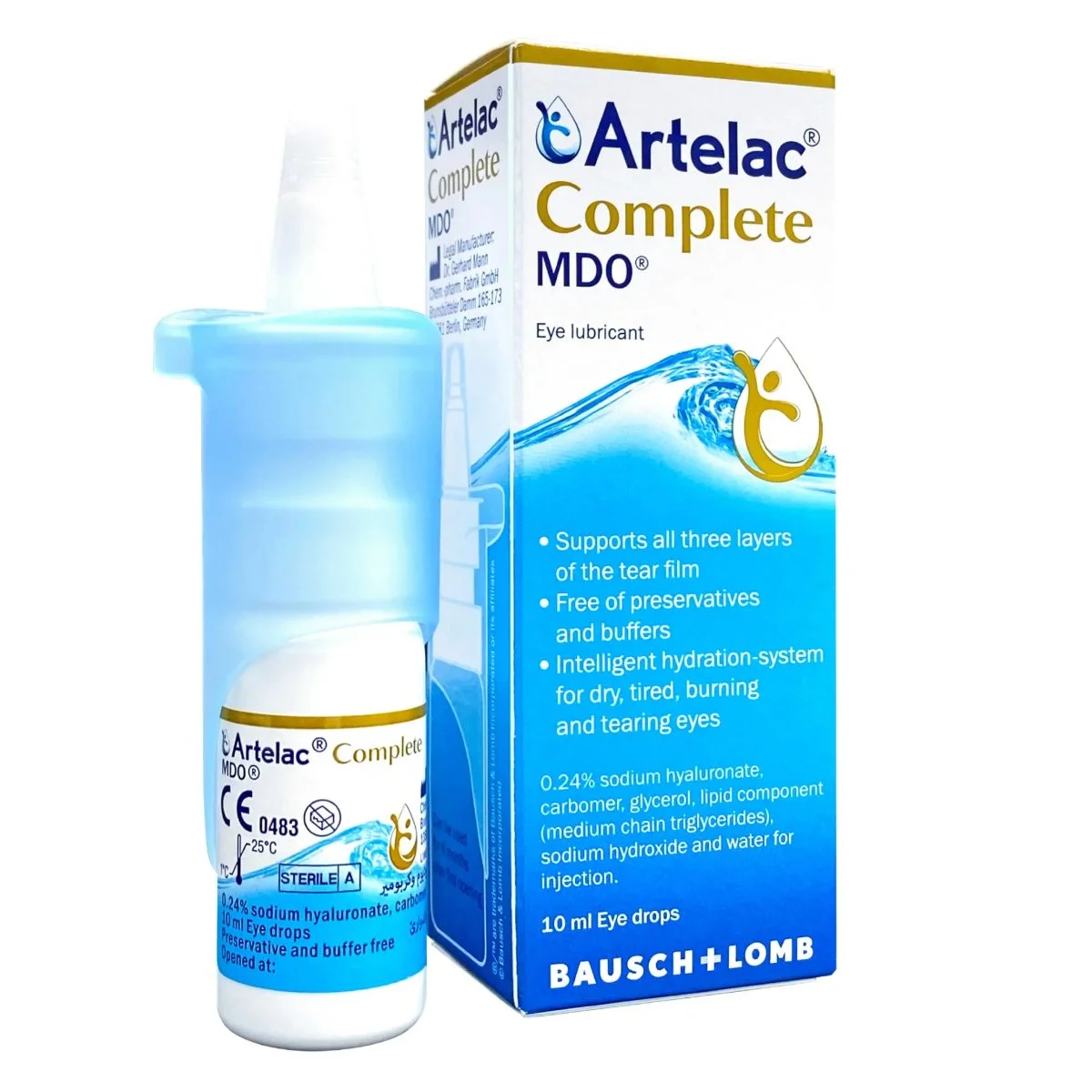 bauschlomb Bauschlomb Artelac Complete Mdo Eye Drops Eye Moisturizer 10ml 10 ml capacity: 10ml
