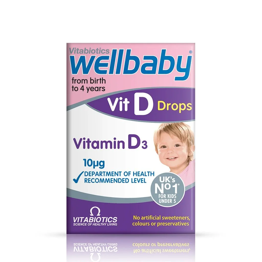 vitabiotics Vitabiotics Wellbaby Vitamin Drops For Bone Immune Support Drops 30ml 30 ml capacity: 30ml